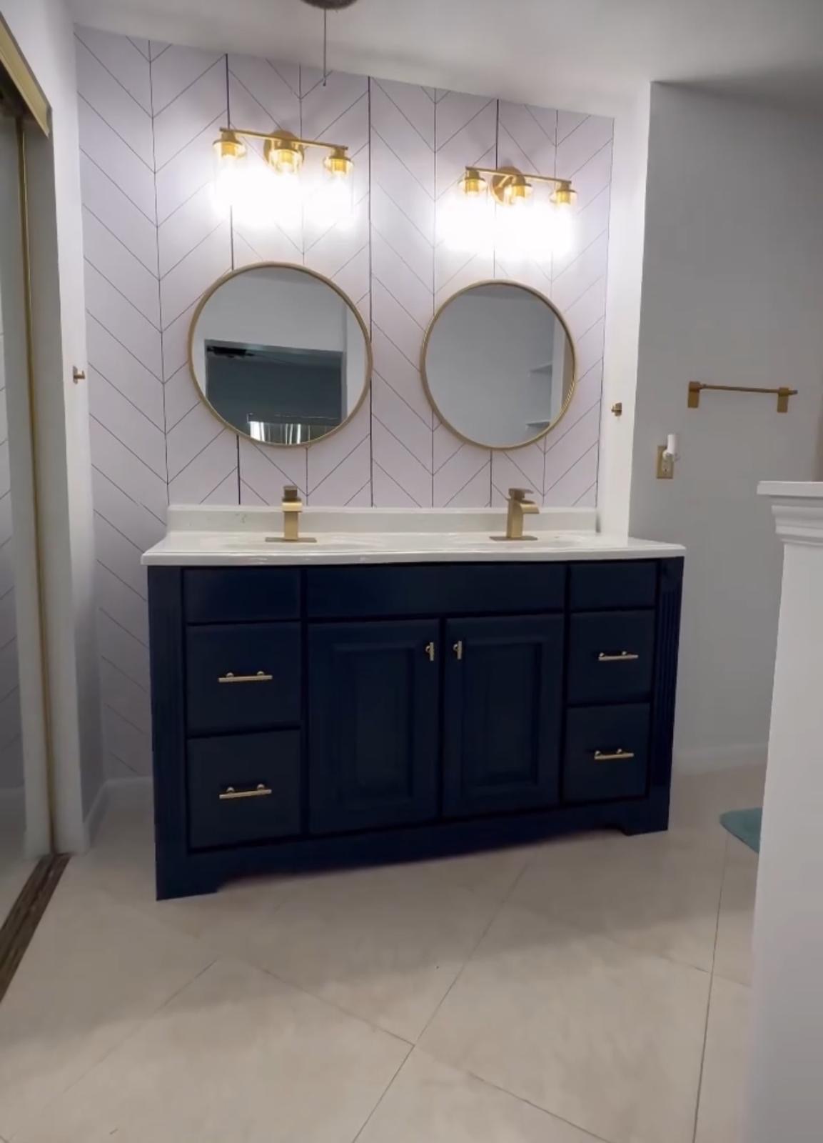 Bathroom after