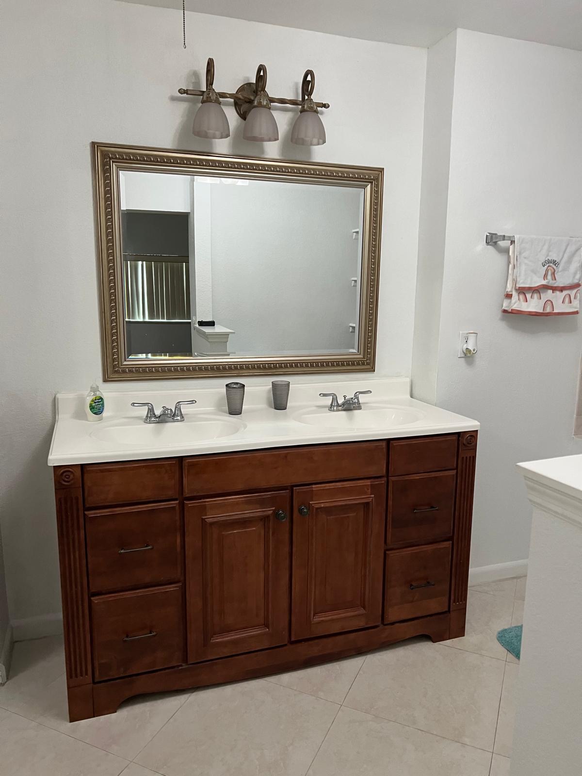 Bathroom before