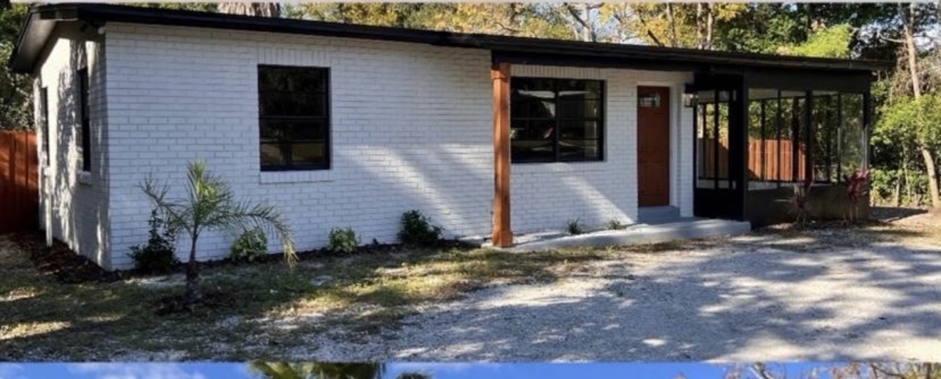 Exterior after